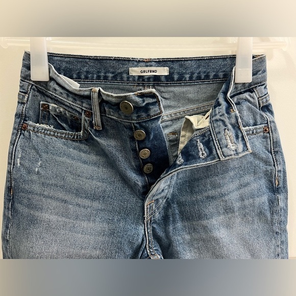 GRLFRND Karolina High-Rise Crop Jeans Size 26 - Picture 4 of 13